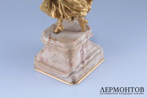 Скульптура Дева птица или Тамара Карсавина. Ар Деко. Франция, 1910-1914 г., Р.П. Марке. Бронза. 