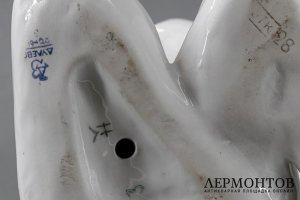Статуэтка Утро, авторский экземпляр. Н. Малышева. СССР, Дулево, 1961 г.