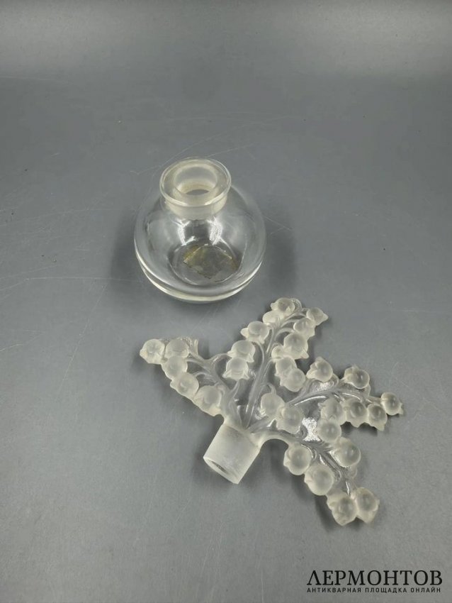 Флакон для духов «Clairefontaine». Хрусталь, Lalique, Франция, 1960–1980 годы