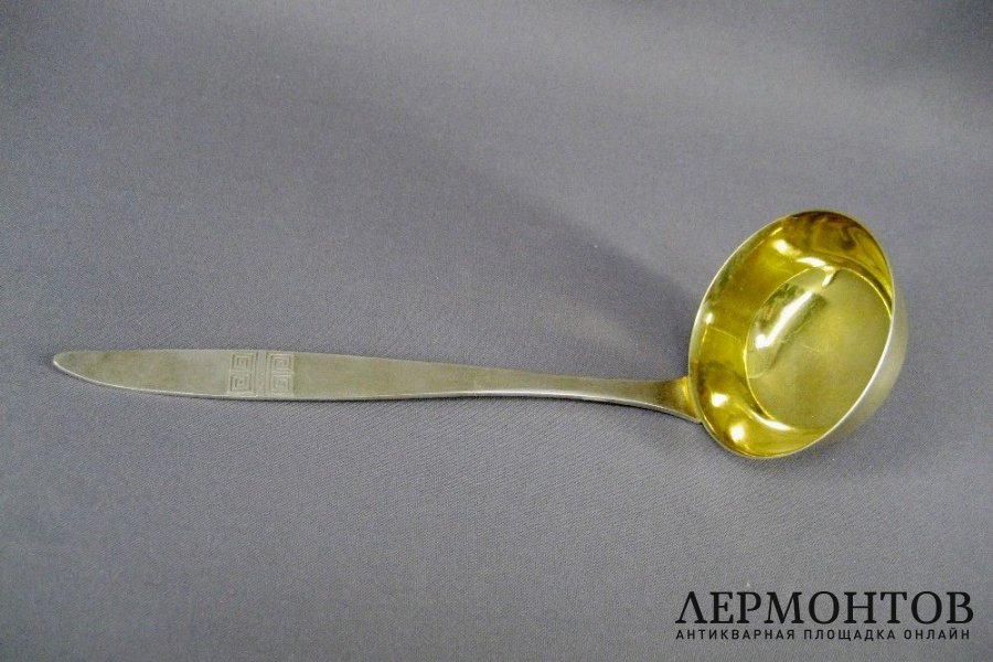 Поварешка. Серебро 875 пробы. СССР, 60-е годы ХХ века.