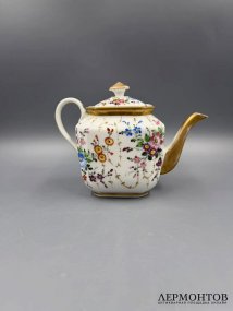 Чайник. Фарфор, роспись, золочение, «Старый Париж», Франция, около 1795–1815 годов