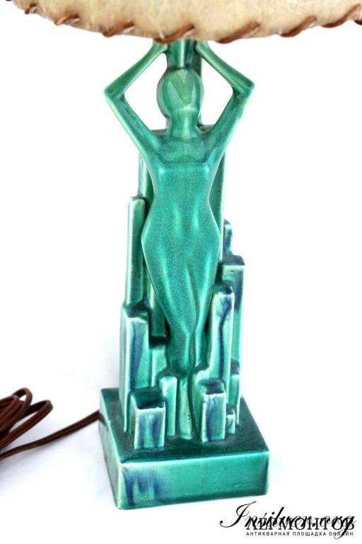  Настольная лампа. Стиль Art Deco