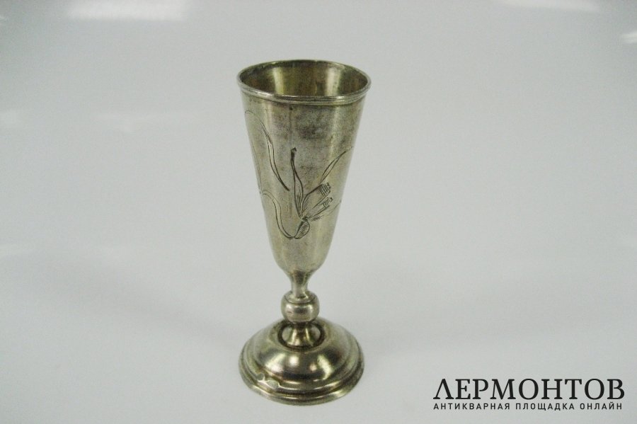 Рюмка. Серебро 84 пробы. Российская империя.