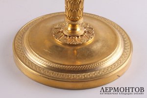 Подсвечники. Бронза, литье, золочение. Франция, 2 пол. 19 в.