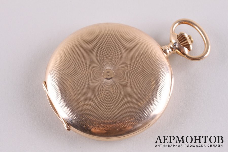 Часы мужские карманные International Watch Co. Золото 585. Швейцария, 1900е-1920е