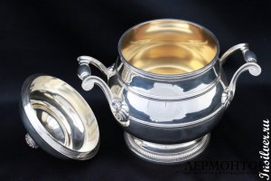 Чайно-кофейный сервиз LAGRIFFOUL & LAVAL. Серебро 950. Франция