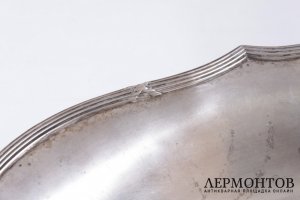 Блюдо, сухарница. Серебро 800 пробы.  Германия
