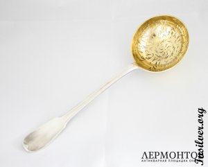 Ложка для сахарной пудры. Lapparra et Gabriel. Серебро 950. Франция