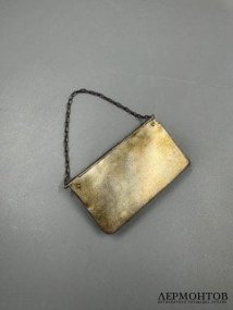 Сумочка-кошелёк с паутиной. Серебро 84 пробы, кожа, Г. Клингерт, Россия, 1908–1917 годы