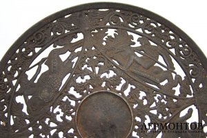 Тарелка Нептун и Наяды. Чугун. Россия, Касли, 1896 год.