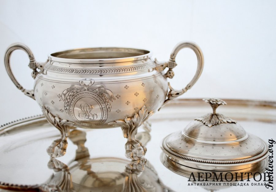 Чайный набор Harleux. Серебро 950. Франция.
