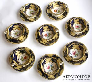 Фарфоровый чайный сервиз. Англия, 19 в