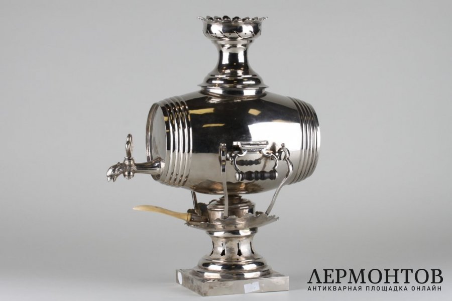 Бульотка Бочонок. Серебро 13 лот, 812 пробы, Австрия, 1851 г. 