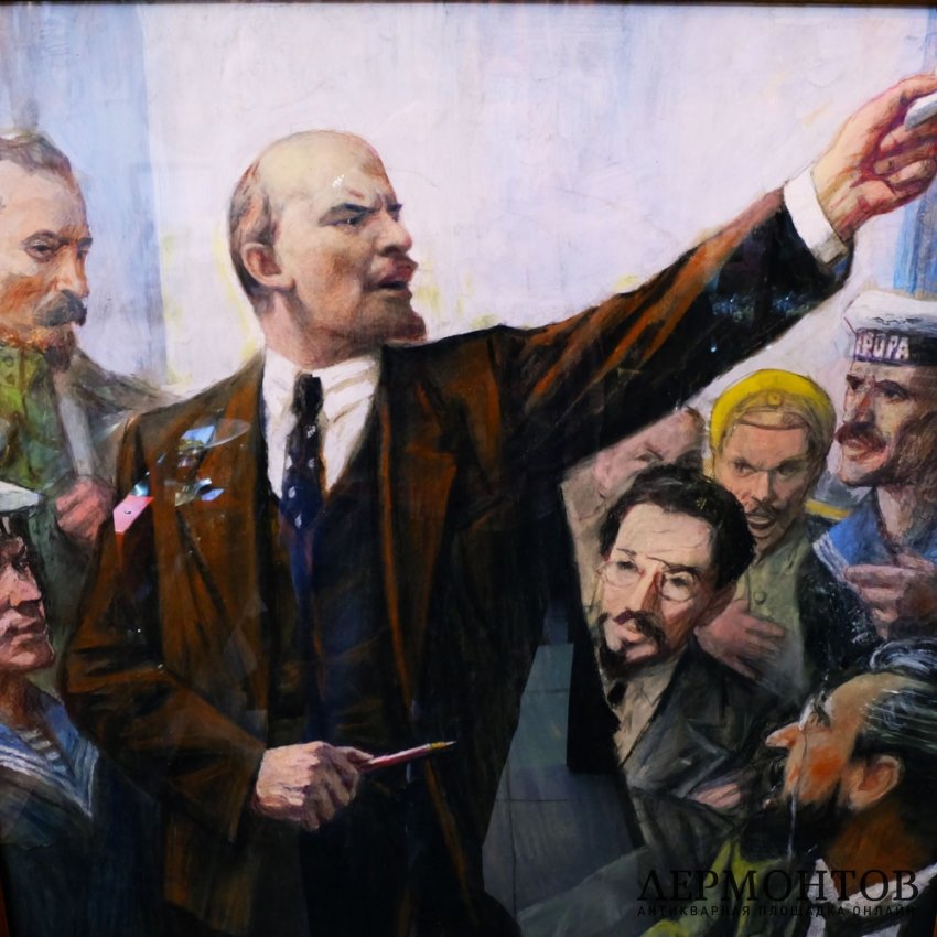 Картина Выступление Ленина. 1987 год