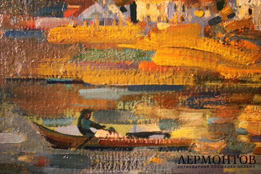 Художник Холуев Владимир Федорович.  Картина. Нижний Новгород.  Картон, масло.