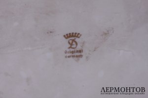 Статуэтка Игра в шахматы. Германия, середина 20 века. Фарфор, роспись.