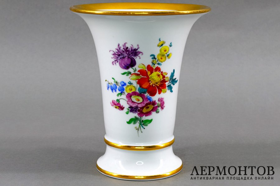 Ваза Букет цветов. Германия, Мейсен, 1924-34. Фарфор, роспись.