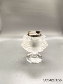 Зажигалка «Лев». Хрусталь, Lalique, Франция, 20 век