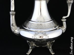 Кофейник Debain et Flamant. Серебро 950. Франция