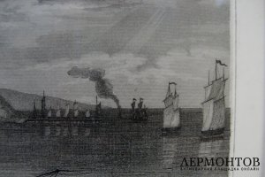 Гравюра на металле. Франция, 1838 год.