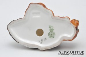 Статуэтка Спящие кокер-спаниели. Фарфор, роспись. Англия, Royal Doulton, 1970-80е гг.