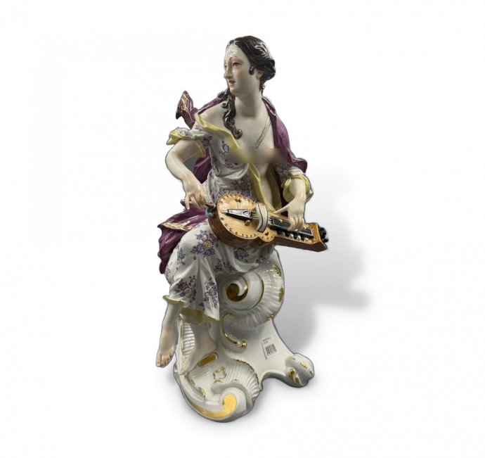 Скульптура «Муза Эрато». Фарфор, Meissen, И. И. Кендлер, Германия, 2013 год