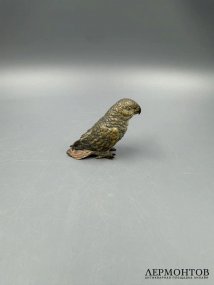 Статуэтка «Попугай жако». Бронза, холодная роспись, Австрия, около 1900 года
