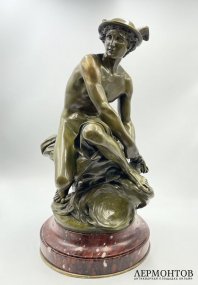 Скульптура Меркурий. Франция, Пигаль, 1870-е гг. Бронза, мрамор.