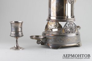 Бульотка для глинтвейна. Серебрение. Дерби-Сильвер. США. Нач. XX в.