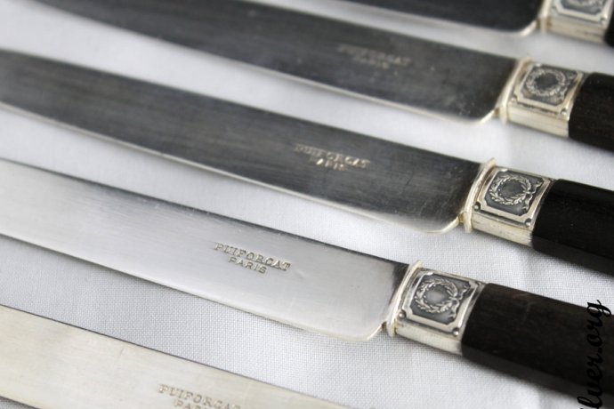 Ножи Puiforcat. Серебро 950. Франция