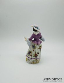 Статуэтка «Певица». Фарфор, роспись, Meissen, Германия, 1-я половина 20 века