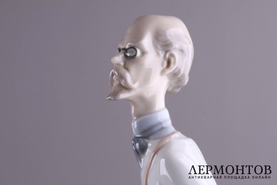 Статуэтка Доктор. Фарфор, глазурь. Испания, ман-ра Ladro, 1970-е гг.