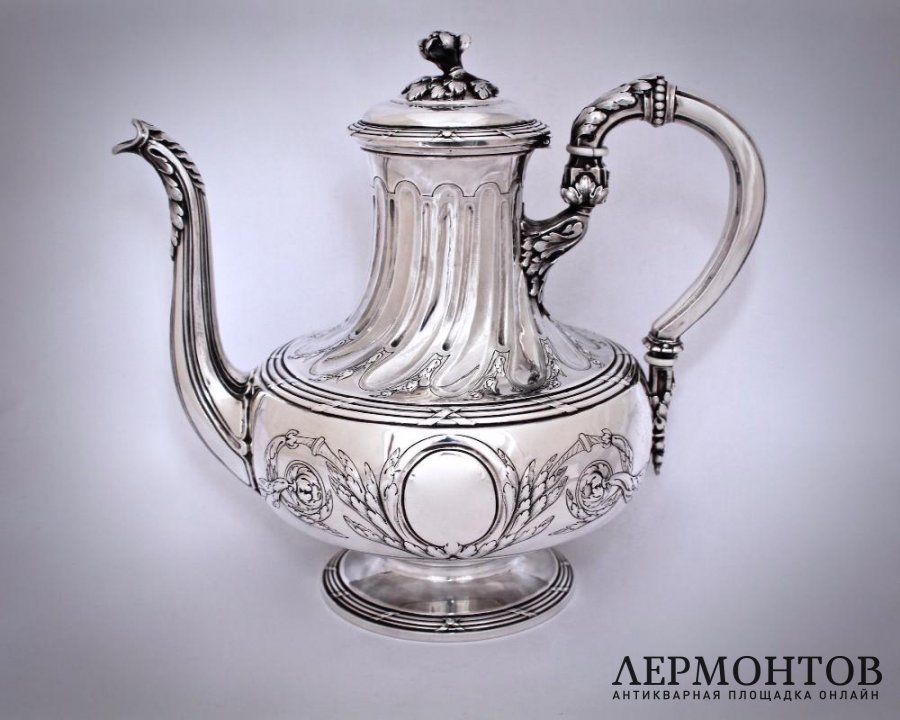Кофейник. Серебро 950. Франция