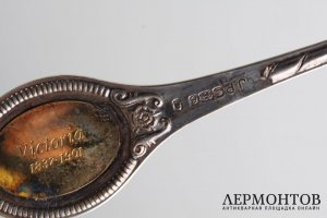 Ложки Английские королевы. Серебро 925 пробы, золото. Англия, XX в.