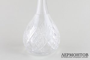 Графин. Хрусталь, серебро 800 пробы. Германия, 1900е-1930е.