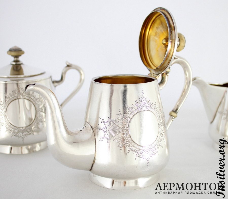 Чайный сервиз. Серебро 84. Россия