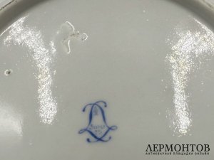 Тарелки Галантные сцены. Франция, Sevres, 19 век. Фарфор, роспись.