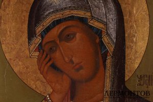 Икона Утоли мои печали. Россия, 19 век, Мстера. Дерево, левкас, темпера.е