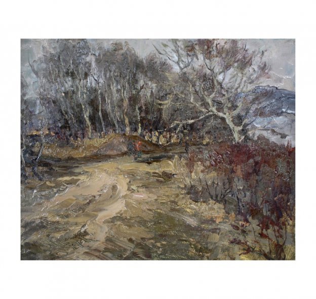 Картина из серии Весна-Лето. N7. Чурсин К.Н. Картон, масло. XX в.