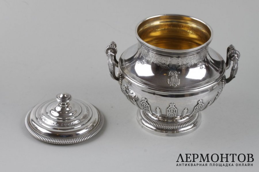 Чайный и кофейный сервиз Bointaburet. Серебро 950 пробы. Франция, конец XIX в.