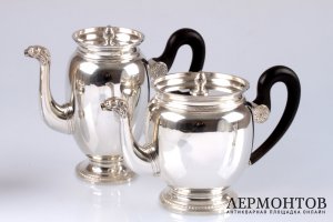 Чайно-кофейный сервиз Henin et Cie. Серебро 950. Франция