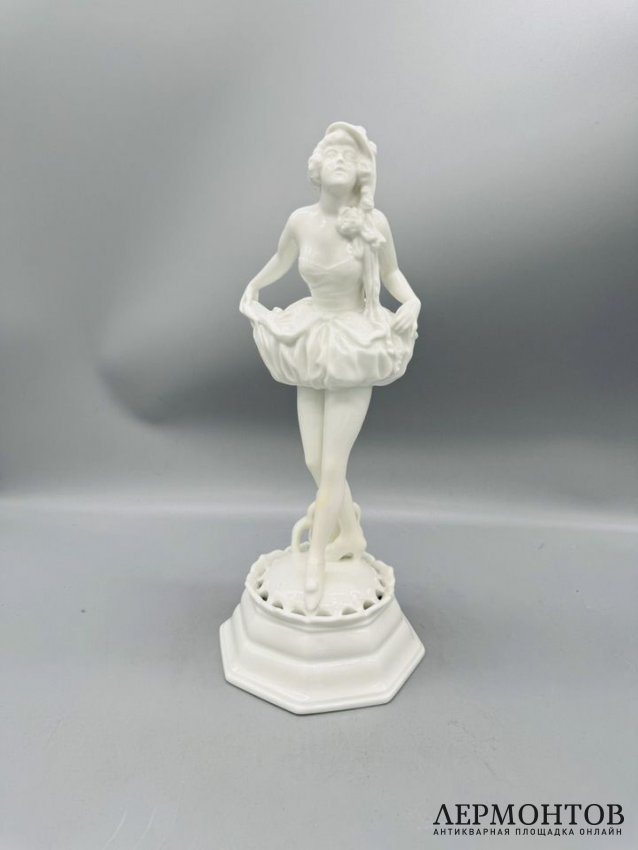 Статуэтка «Танцовщица» в стиле ар-деко. Фарфор, Rosenthal, Германия, 1920–1930 годы
