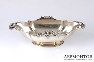 Ваза для фруктов Miracoli. СЕРЕБРО 800. Италия