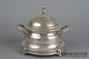 Чайный-кофейный сервиз. Австрия, конец 19 века. Серебро 950 пробы.