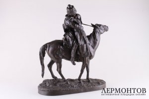 Скульптура Прощание. Бронза.Россия, к 19 в. Скульптор Е. Лансере.