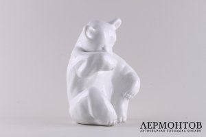 Статуэтка Медвежонок. Фарфор. Бельгия, Серабель, Cerabel, 1930-е.  