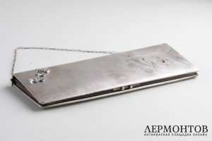 Клатч театральный. Серебро 84 пробы. Российская империя. 1908-1917 гг.