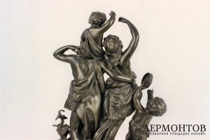 Скульптура. Семья Бахуса. Бронза. Clodion. Франция. Кон. XIX в.