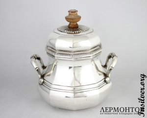 Сахарница Puiforcat. Серебро 950. Франция