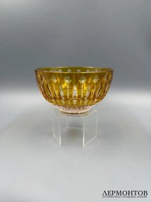 Набор из 6 пиал «Tsar». Цветной хрусталь, Faberge, Франция